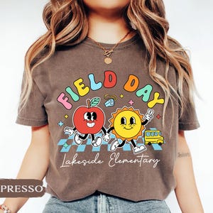 Comfort Colors Custom School Field Day Shirt: Cute Field Trip Shirts, Field Day Teacher Shirt, Summer School Game Day Teacher Team Tee image 13