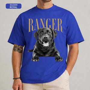Custom Photo Dog Dad Shirt Custom Photo and Name Pet Shirt, Cat Dad Shirt, Dog Dad Father's Day Gifts, Father's Day Gift For Husband image 19