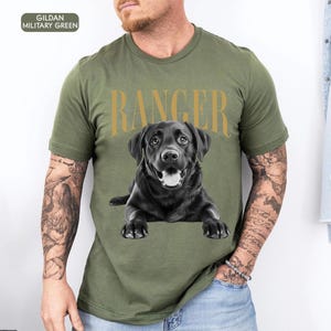 Custom Photo Dog Dad Shirt Custom Photo and Name Pet Shirt, Cat Dad Shirt, Dog Dad Father's Day Gifts, Father's Day Gift For Husband image 17