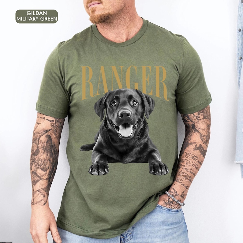 Custom Photo Dog Dad Shirt Custom Photo and Name Pet Shirt, Cat Dad Shirt, Dog Dad Father's Day Gifts, Father's Day Gift For Husband image 17