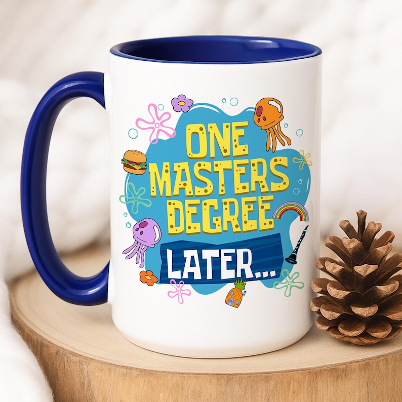 Funny Masters Degree Graduation Mug 2026: One Masters Degree Later, Masters Graduate Mug, Graduation Gift for Besties, Mastered It Gift image 5