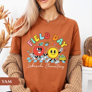 Comfort Colors Custom School Field Day Shirt: Cute Field Trip Shirts, Field Day Teacher Shirt, Summer School Game Day Teacher Team Tee image 11