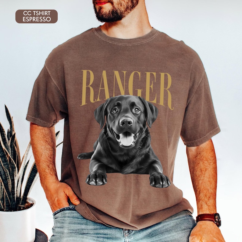 Custom Photo Dog Dad Shirt Custom Photo and Name Pet Shirt, Cat Dad Shirt, Dog Dad Father's Day Gifts, Father's Day Gift For Husband image 10