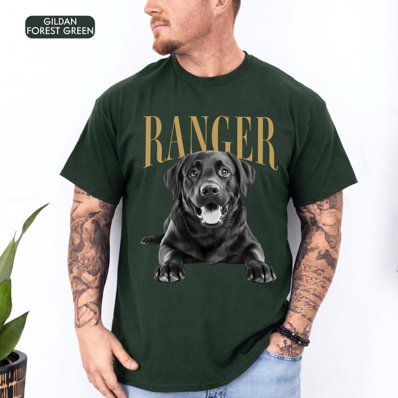 Custom Photo Dog Dad Shirt Custom Photo and Name Pet Shirt, Cat Dad Shirt, Dog Dad Father's Day Gifts, Father's Day Gift For Husband image 18