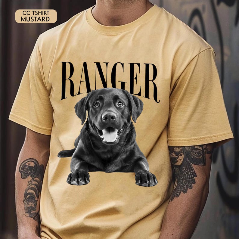 Custom Photo Dog Dad Shirt Custom Photo and Name Pet Shirt, Cat Dad Shirt, Dog Dad Father's Day Gifts, Father's Day Gift For Husband image 16