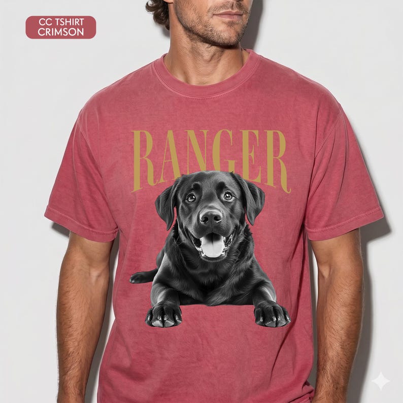 Custom Photo Dog Dad Shirt Custom Photo and Name Pet Shirt, Cat Dad Shirt, Dog Dad Father's Day Gifts, Father's Day Gift For Husband image 11