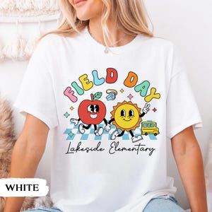 Comfort Colors Custom School Field Day Shirt: Cute Field Trip Shirts, Field Day Teacher Shirt, Summer School Game Day Teacher Team Tee image 20
