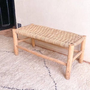 Wooden Entryway Bench with Built-in Storage – Rustic Entryway Bench for Hallway, Mudroom, or Bedroom