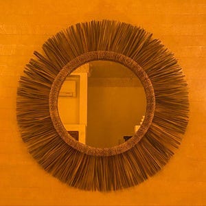 Handmade Moroccan Paille Mirror