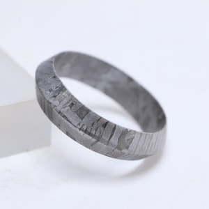 Meteorite Ring, Natural Meteorite,Personalized customization Ring, Wedding Ring,Space Gift