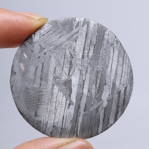 Meteorite Dial,Diameter 39.4MM,Natural Muonionalusta Meteorite,Circular Meteorite Slice CU423