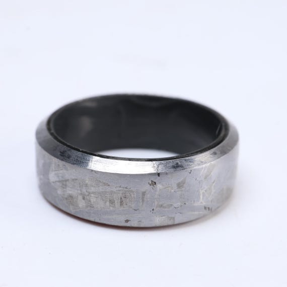 Titanium Meteorite Ring,Custom Width, Personalize… - image 5