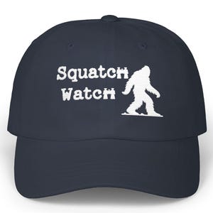 Bigfoot Hat, Cryptid Cap, Sasquatch Watch, Yeti Spotting, Forest Hunter, Outdoor Funny Hat, Cryptid Patch, Squatch Search, Hiking Humor