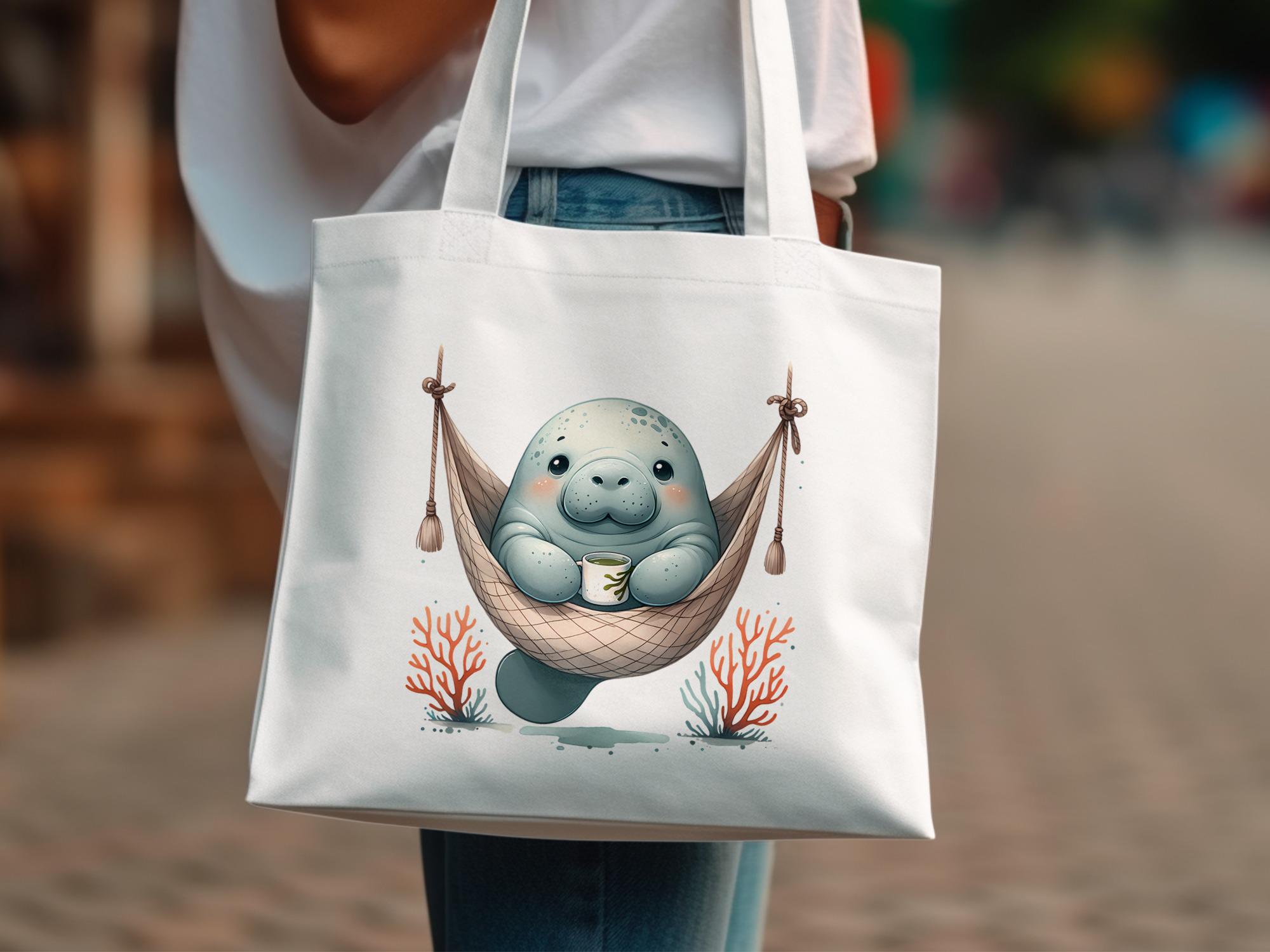 Manatee Hammock PNG, Kawaii Sea Cow Clipart (digital Download) - Etsy
