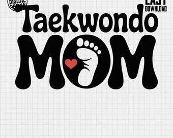 Mamma Taekwondo Png, Clipart Mamma Taekwondo, Taekwondo Png, Mamma con piede Png, Disegno mamma a cuore, Sublimazione Png, Download digitale