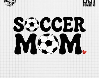 Imagen PNG de una mamá futbolista, diseño deportivo para el día del partido (descarga digital)