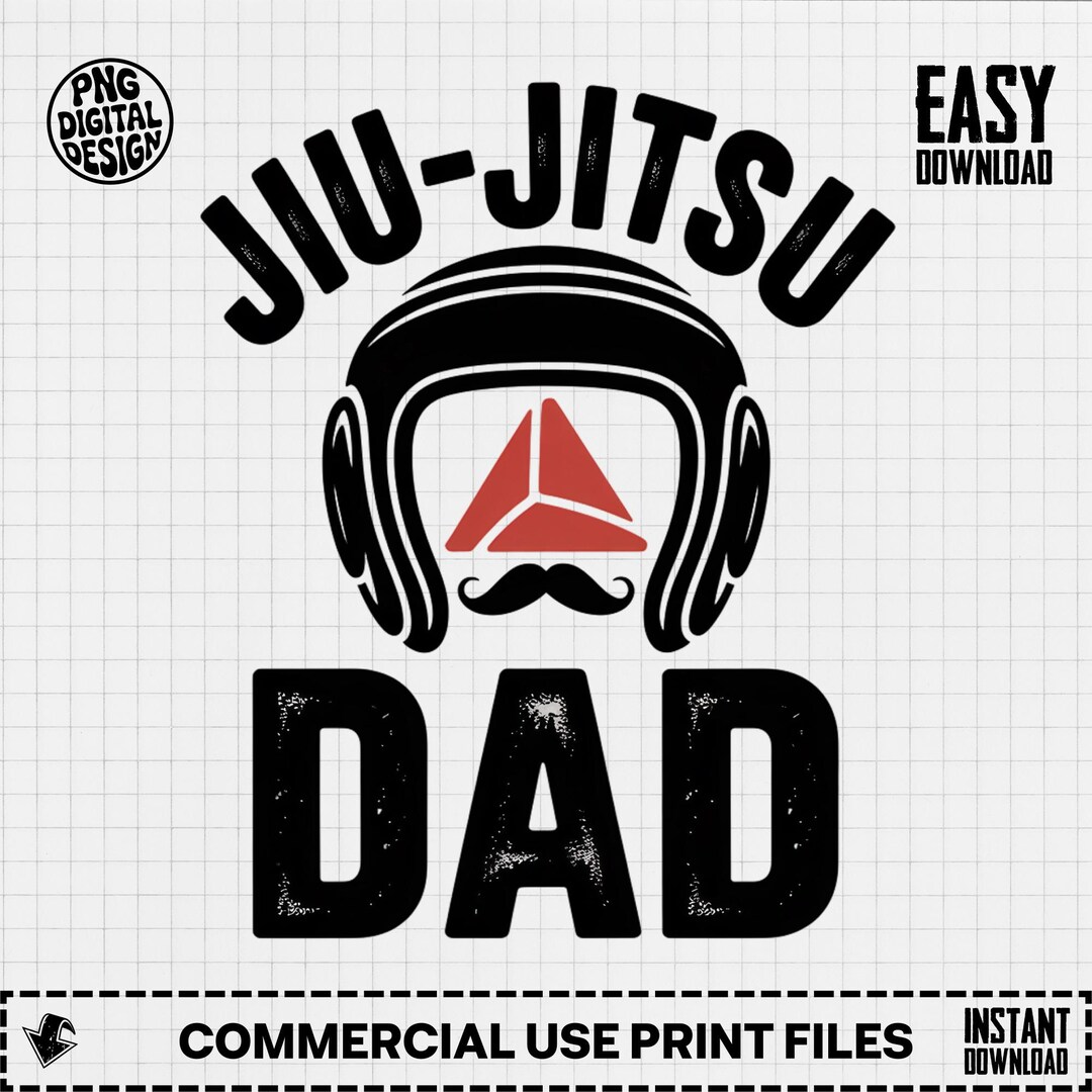 Jiu Jitsu Dad Png, Martial Arts Dad Clipart, Jiu Jitsu Design, Combat ...