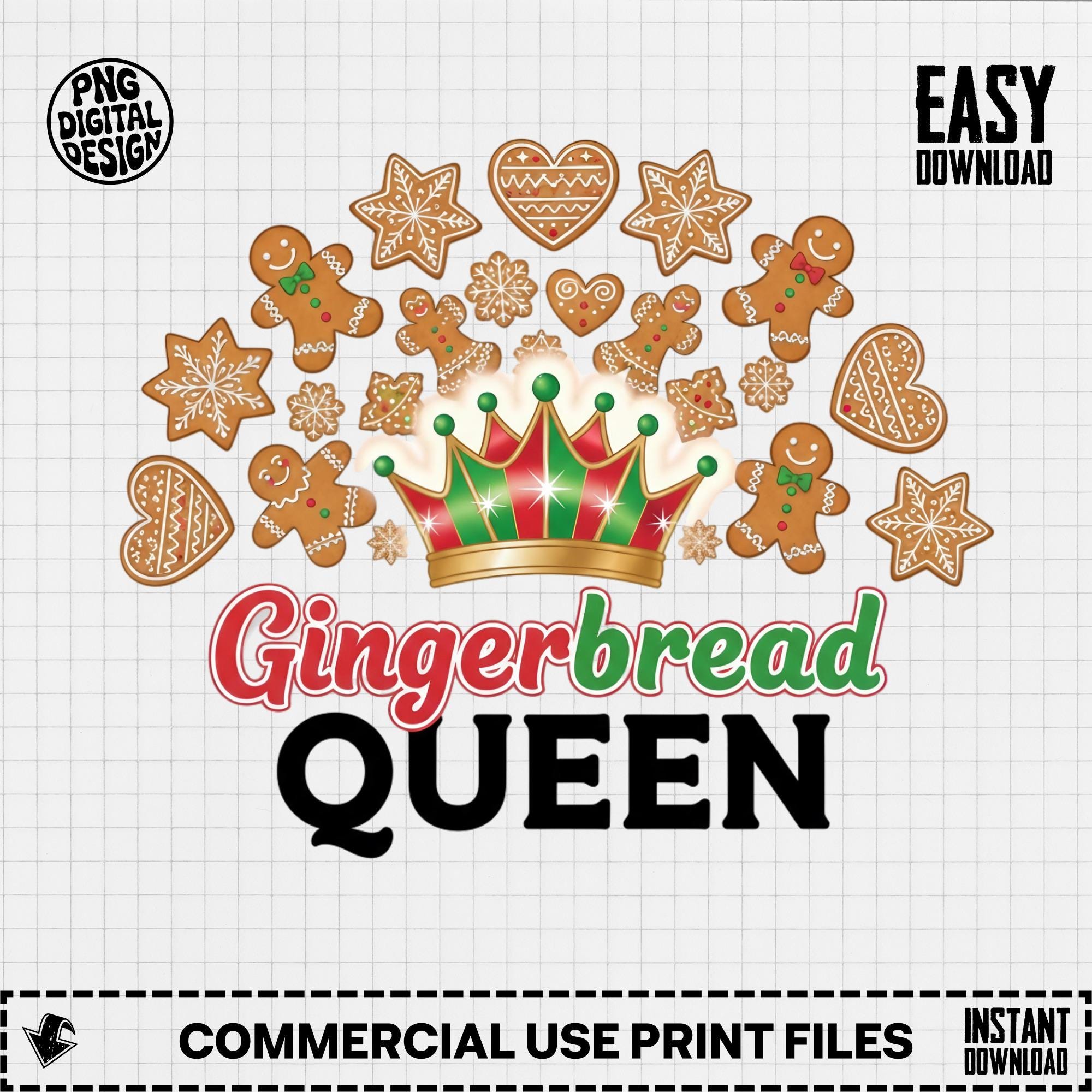 Gingerbread Queen PNG, Christmas Png, Gingerbread Man Png, Holiday Clipart,  Digital Clip Art PNG, Queen Crown Png - Etsy, image size:2000x2000