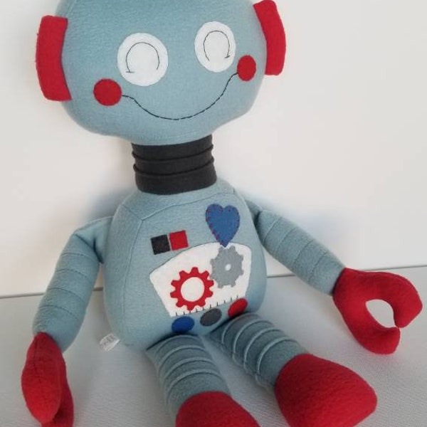 Robot Plushie - Etsy