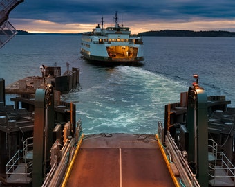 Mukilteo Ferry - Landscape Photography - Wall Art - Art - Photography - Wall Hangings - Prints - Canvas Photo Wraps