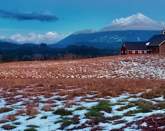 Mt. Pilchuck - Winter Photography - Wall Art - Landscape Photography - Wall Hanging - Prints - Canvas Photo Wraps - Arcylic Prints - Puzzles