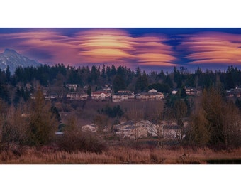 Lenticular Clouds - Wild Skies - Sunset  Photography - Fine Art Photography - Prints - Metal Prints - Canvas Wraps - Acrylic Prints