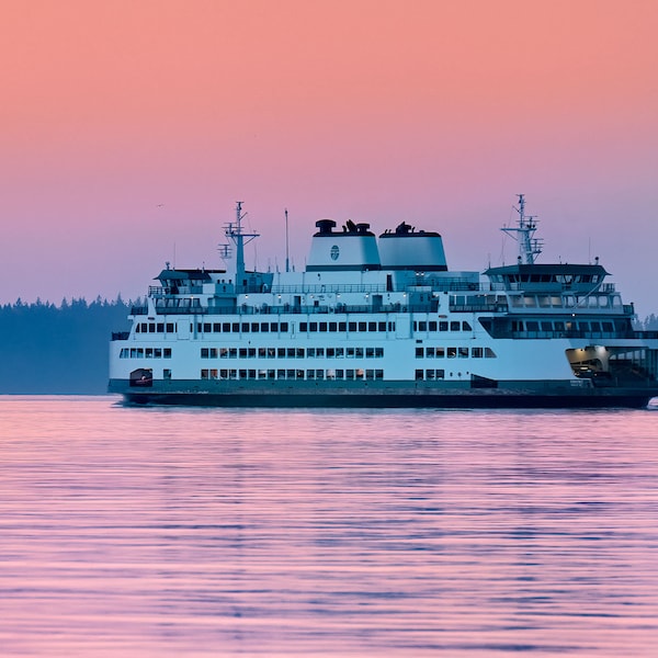 Whidbey Island ferry - Washington Sate - Landscape Photography - Wall Art - Art - Photography - Wall Hangings - Prints - Canvas Photo Wraps