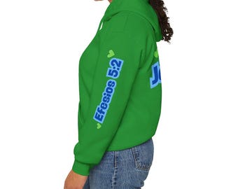 Amar Como Jesus Hoodies (Azul y Verde)