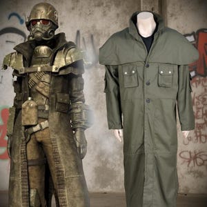 Custom Elite Riot Gear Fallout New Vegas NCR Ranger Cosplay Costume Canvas Duster