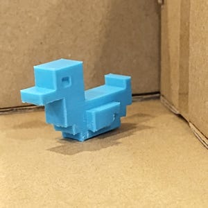 8 Bit Arcade Debugging Duck 3D Printed