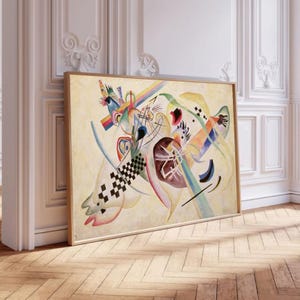 Wassily Kandinsky Digital Art, No 224 Oil Painting Poster, Abstract Modern Colorful Printable Wall Art Piece, Living Room, Instant Download
