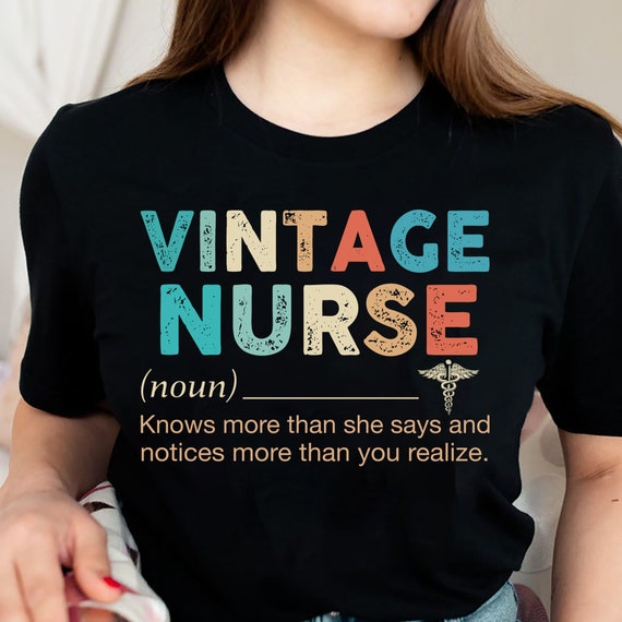 Vintage nurse t shirt Clearance