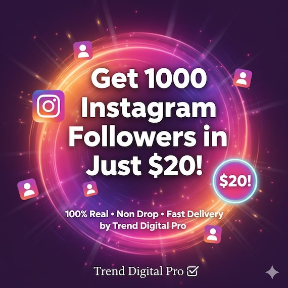 Get Real 1000 Instagram Followers - Grow Your Account with Real Audience.