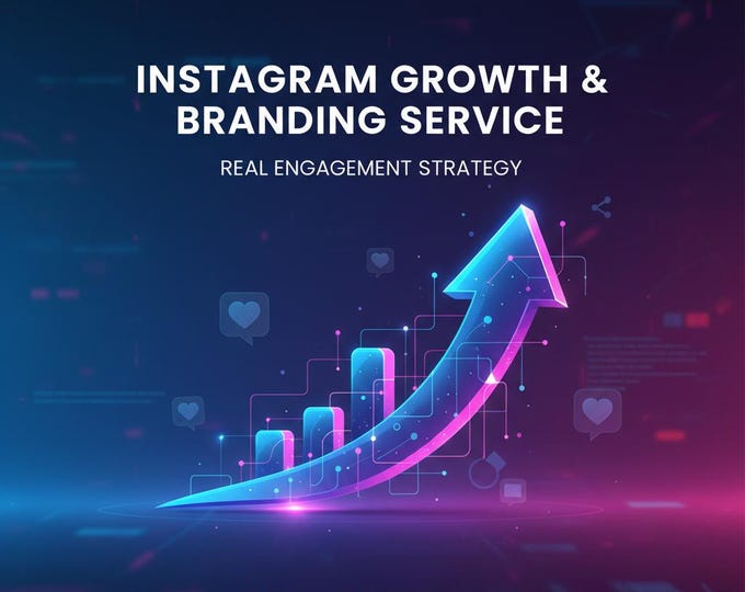 Instagram Growth & Branding Service | Real 1000 Followers, Social Media Marketing