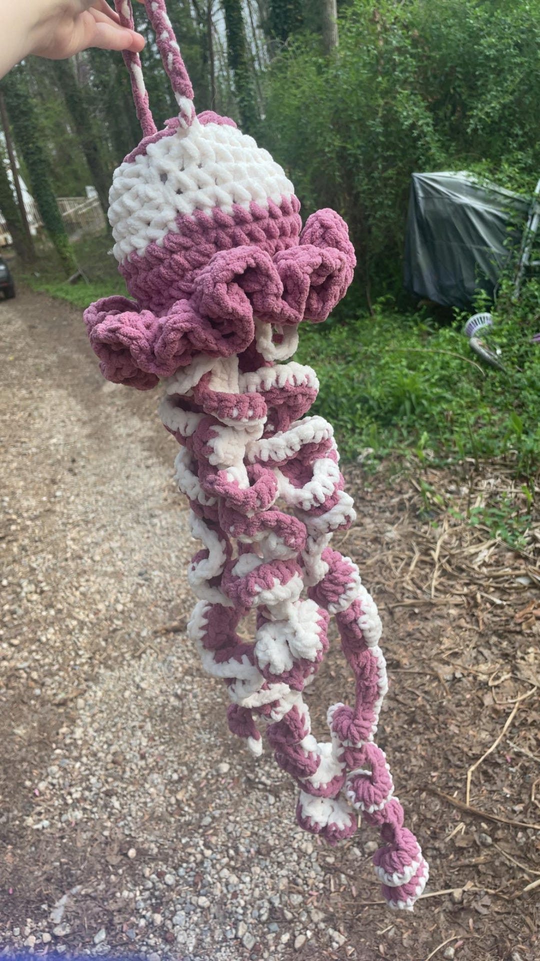 Medium Crochet Ceiling Hanging Jellyfish - Etsy