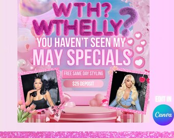 May Bookings Flyer May Bookings Available May Appointment Flyer Spring Flyer Hair Nails Makeup Lashes Spring Booking Flyer mothers day books
