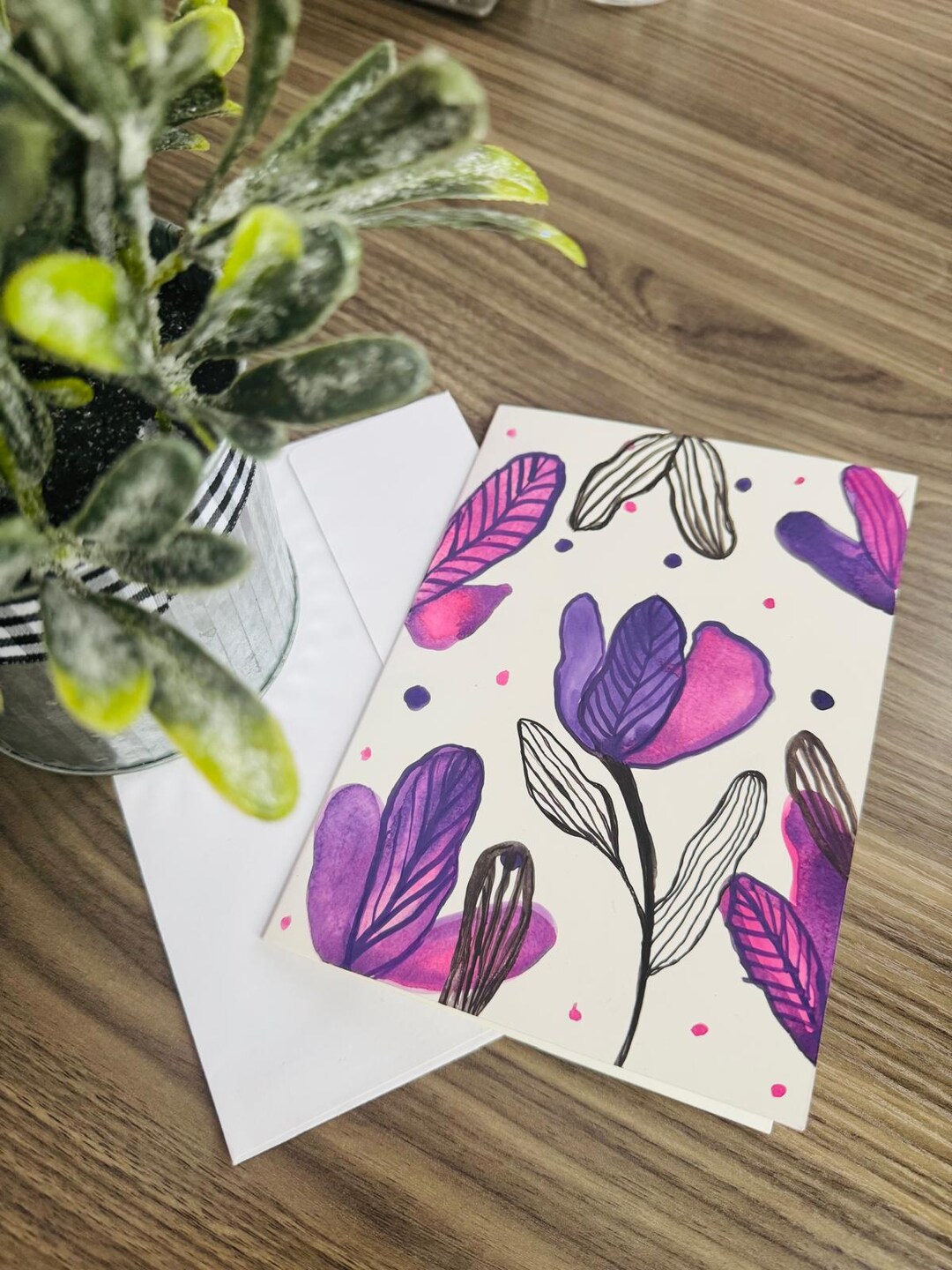 Hand Painted Greeting Cards - Watercolor Floral & Botanical Designs ...