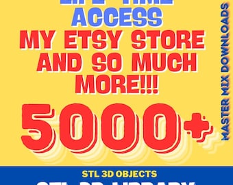 3D Printer STL Mega Bundle – 5000+ Printable Designs, All Collections in One Pack