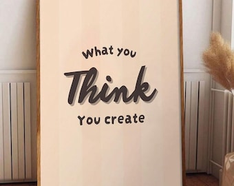 Psychische Gesundheit Büro Dekor | Digitale Therapie Poster für Positive Affirmationen & Calming Corner Wandkunst