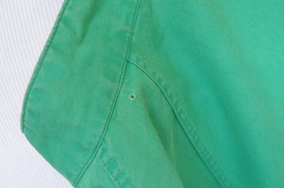 Vintage Cotton Jacket, Kelly Green Jacket, 80s Ja… - image 5