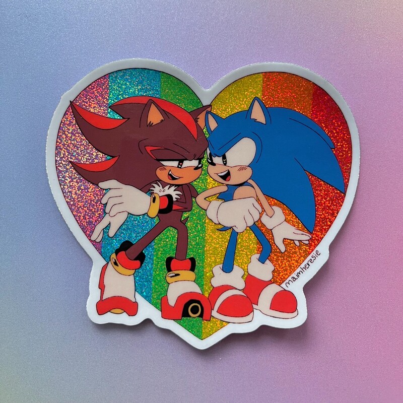 Sonic Sonadow Sticker - Etsy UK