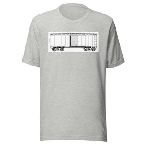 Blank Freight Train Boxcar T-Shirt: DIY Graffiti Canvas Tee