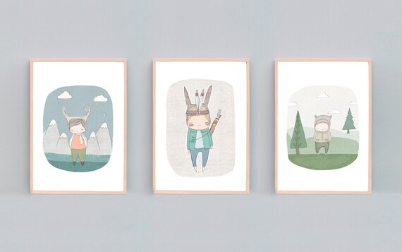large nursery prints