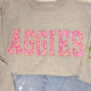 Custom Team Letter Sweatshirt