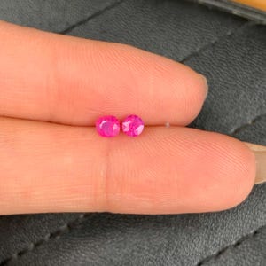 0.56 CT Milksapphire Pink Vietnam Origin 100% Raw, Silky Sapphire To Customize The Earrings.