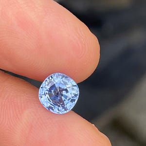 1.65 CT Milksapphire Light Blue Vietnam Origin 100% Raw, HEATED, Silky Sapphire To Customize The Earrings.
