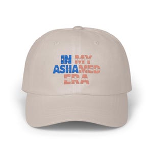 Anti Trump Embroidery Hat, Anti Maga Hat, In My Ashamed Era Hat, Political Statement Hat, Anti Trump Cap, Embroidered Message Hat