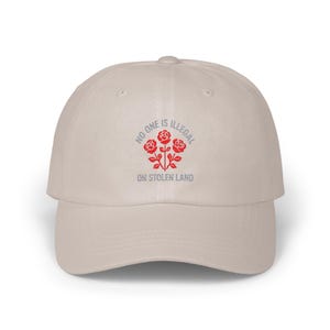 No One Is Illegal On Stolen Land Hat, Anti Trump Embroidery Hat, Political Hat, Anti MAGA Hat, Latin Hat, Best Seller Hat