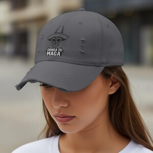 Embroidery Hat, FDT No Kings In America, Anti Trump Maga Hat, Anti Trump Cap, Unique Embroidery Hat, Statement Embroidery Hat