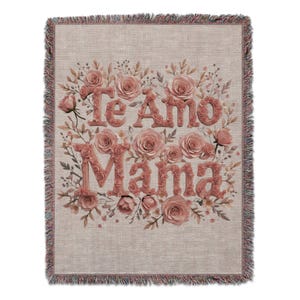 Regaloi Para Mama, Gift for mom, mom blanket gift, blanket for mom